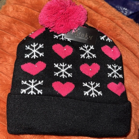 LED Christmas Light Up Hat‎ Novelty Colorful Knitted Beanie Christmas Hat - Picture 10 of 10